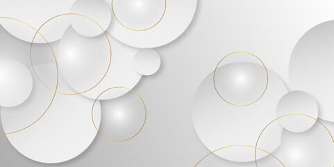 modern white and gray circle gradient trendy background. Grey abstract background geometry circle, diagonal line and layer element Vector for business,corporate presentation design.vector illustration