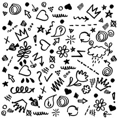 Illustration in doodle style vector image