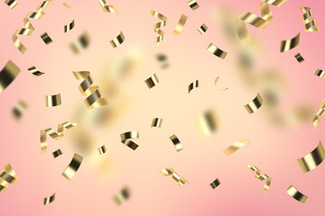 abstract color background holiday new year greeting card wallpaper falling confetti invitation