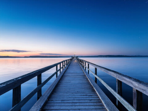 sunrise at the pier