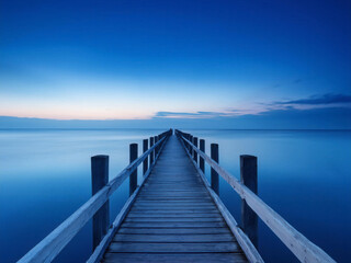 Fototapeta premium sunrise at the pier