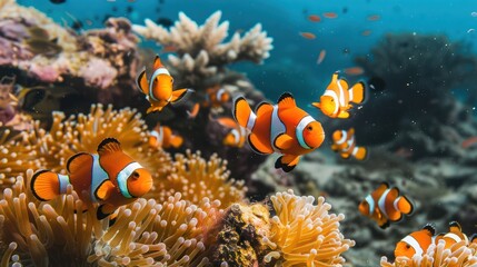 Clownfish in the Coral Reef