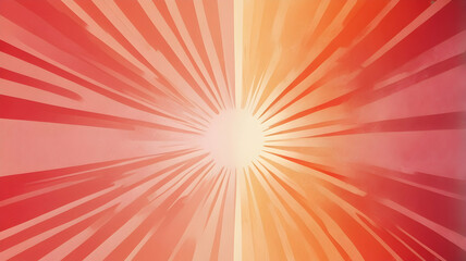 Fototapeta premium neon Light Coral, Red Ochre, Deep Crimson glowing gradient background, a soft grainy noise texture with shimmering highlights and Smooth Transitions for a dynamic effect