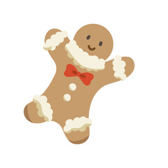 ジンジャーブレッドマン　単品ベクターイラスト