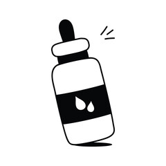 Fototapeta premium Get a glimpse at this amazing icon of serum in trendy style