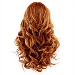 Fototapeta premium hair isolated on white