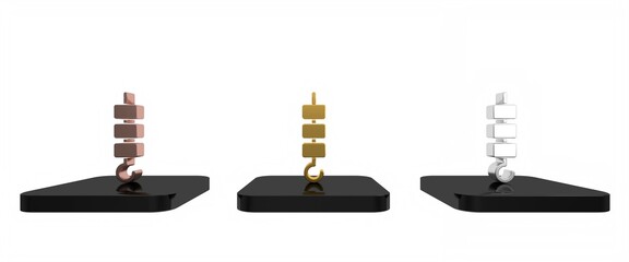 Colorful Grilled shish kebab on skewer stick icon isolated on white background. Meat kebab on skewer stick. Picnic with grilled meat. Minimalism concept. 3D render illustration