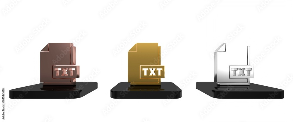 Aufkleber colorful txt file document. download txt button icon isolated on white background. text file extensi
