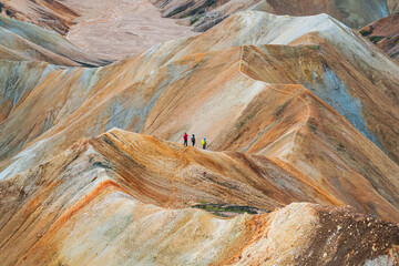Icelandic Landscapes Landmannalaugar Valley and kerlingarfjöll