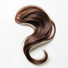 hair isolated on white