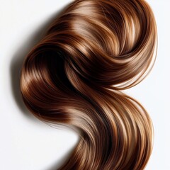 hair isolated on white