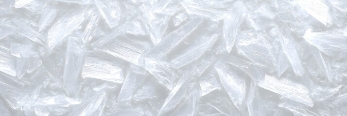 Fine ice crystals on a smooth surface, frosty texture, delicate details