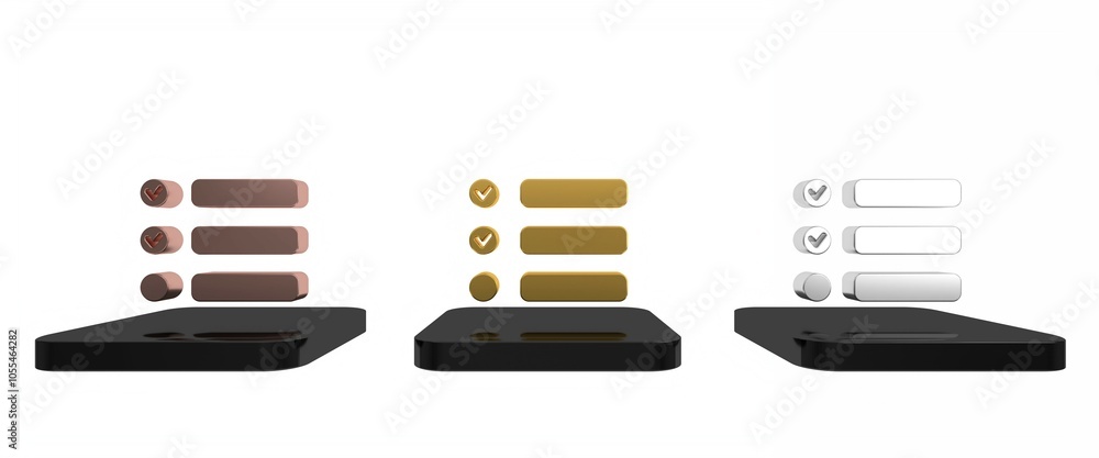 Poster colorful task list icon isolated on white background. control list symbol. survey poll or questionna