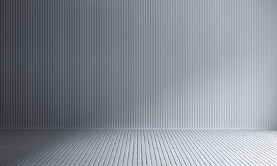Home and decor and modern living room interior design and empty white tile wall pattern background. 3d rendering
