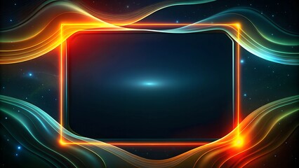 
Abstract Minimalist Border Design in Monochrome with Copy Space