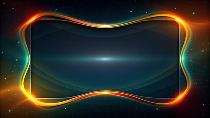 
Elegant Geometric Border Design in Grayscale with Copy Space