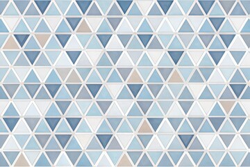 Minimalist geometric pattern wallpaper showcasing a repeating design of intersecting triangles and squares in shades of white, gray, and blue, triangle, abstract pattern