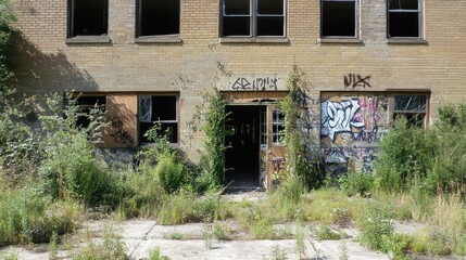 Abandoned Building Entrance