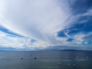 스쿠버다이빙의 성지 필리핀 보홀 발리카삭섬의 아름다운 해변