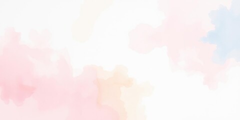 Obraz premium Soft and dreamy watercolour texture with pastel shades, gentle, light, creativity