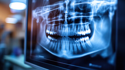 Fototapeta premium Dental x-ray film