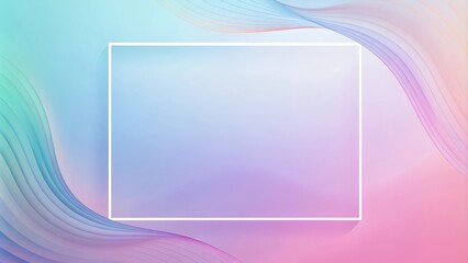 
Modern Geometric Border Design in Monochrome with Copy Space