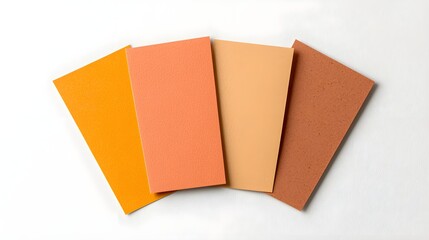 Colorful assortment of textured paper sheets
