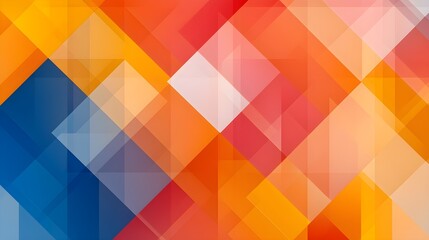 Vibrant geometric abstract pattern with transparency effects