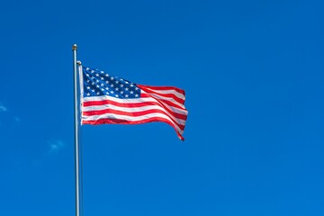 National american flag with stars - USA country