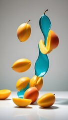 Fruit on White Backgrounds 