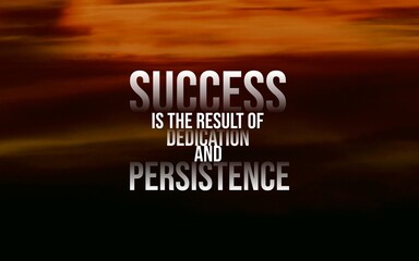 A quote emphasizing persistence, reading, 