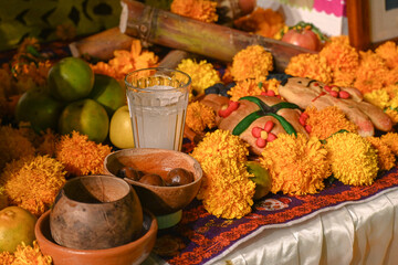 dulces para la ofrenda, día de muertos en México