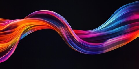 Colorful Paint Wave