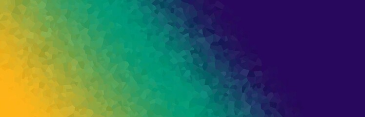 Dark tone, black green yellow gradient pixels background
