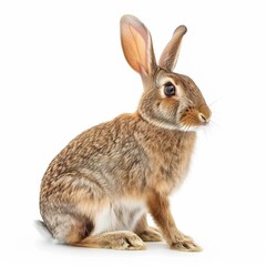 Fototapeta premium rabbit isolated on white background