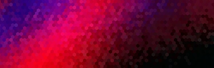 Dark tone,blue red and black gradient pixel background colourful


