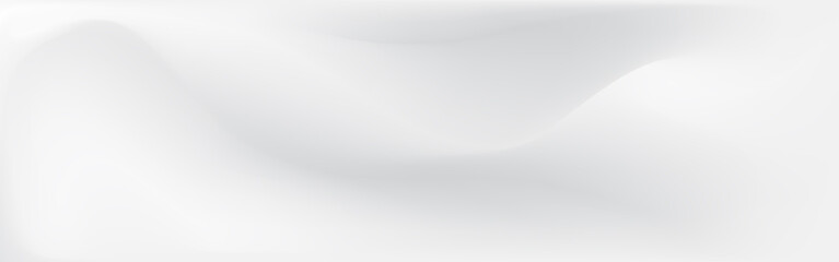 Fototapeta premium Gray gradient background for web trend design, beautiful white waves. Template for wedding card and invitation. 