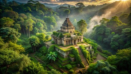 Mysterious Jungle Temple - Hidden Gem of Urban Exploration Photography