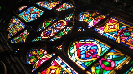 Colorful Stained Glass Window