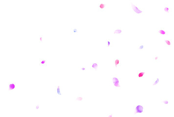 背景素材_水彩花吹雪_紫