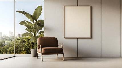 Art deco, classic style interior design of modern living room.Classic living room with armchair, coffee table. Wood details and simulated moldings create a sophisticated atmosphere.