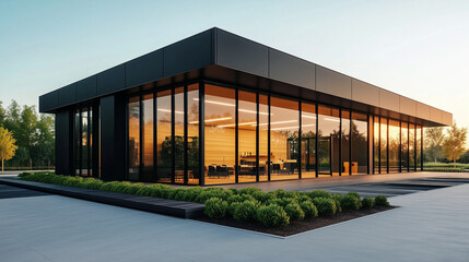 Obraz premium モダンな建物