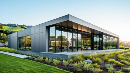 Fototapeta premium モダンな建物