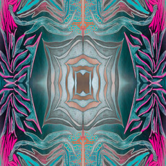 Colourful 80S Pattern. Arabic Seamless. Rainbow