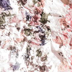 Wash Effect Pattern. Brush Oil Color. Grey Print.