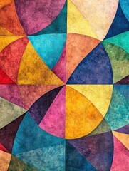 Fototapeta premium Multicolored Circle Painting