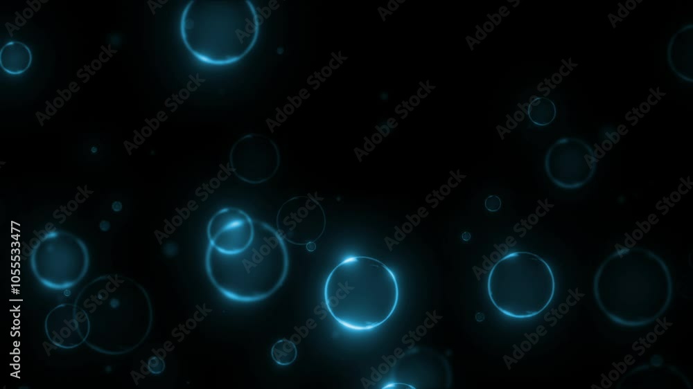 Canvas Prints background with bubbles