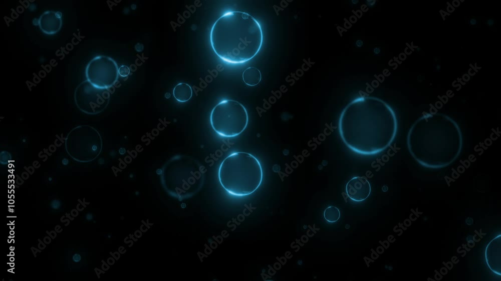 Canvas Prints background with bubbles