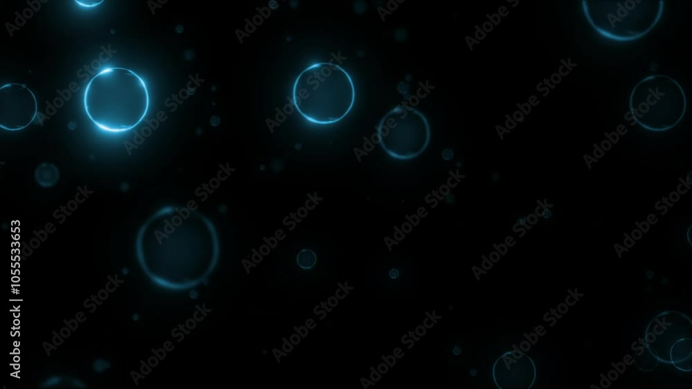 Canvas Prints background with bubbles