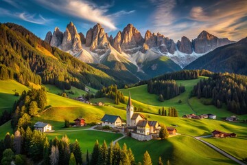 Natural Landscape Majestic Mountains 